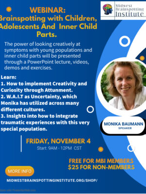 Brainspotting with Children, Adolescents and Inner Child Parts